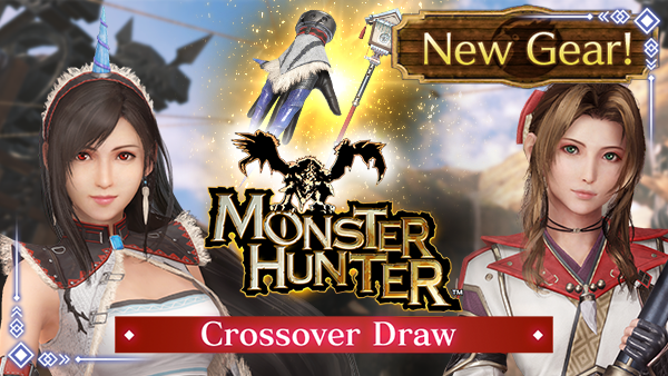 Monster Hunter Crossover Draw Tifa & Aerith On Now